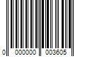 Barcode Image for UPC code 0000000003605