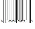 Barcode Image for UPC code 000000002783. Product Name: Melissa And Doug Melissa & Doug Jumbo Cardboard Blocks