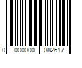 Barcode Image for UPC code 0000000082617