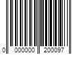 Barcode Image for UPC code 0000000200097. Product Name: Barr Manifolds Barr Spacer-3 (sold As One)w/pkg 200097