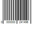 Barcode Image for UPC code 0000000241496