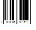 Barcode Image for UPC code 0000381301116