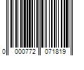 Barcode Image for UPC code 0000772071819