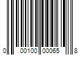 Barcode Image for UPC code 000100000658