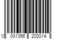 Barcode Image for UPC code 00013562000180