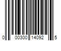Barcode Image for UPC code 000300140925