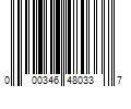 Barcode Image for UPC code 000346480337. Product Name: Robert Bosch Tool Corp Bosch Starlock 1-1/4 x 4 in. L Bi-Metal Plunge Blade 1 pk