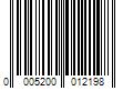 Barcode Image for UPC code 00052000121964. Product Name: Gatorade Thirst Quencher  Fruit Punch Sports Drinks  12 fl oz  12 Count Bottles