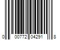 Barcode Image for UPC code 000772042918