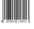 Barcode Image for UPC code 00078000180169. Product Name: A&W Concentrate Company Vernors Caffeine Free Ginger Ale Soda Pop  12 fl oz  12 Pack Cans