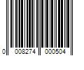 Barcode Image for UPC code 0008274000504