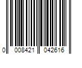 Barcode Image for UPC code 0008421042616. Product Name: Ty Beanie Baby: Slowpoke the Sloth | Stuffed Animal | MWMT