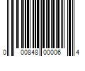 Barcode Image for UPC code 000848000064