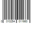 Barcode Image for UPC code 0010254011660. Product Name: Project Source 11.75-in L x 0.55-in W x 2.12-in D Heavy Duty White Shelf Bracket | 27411PHLLG