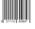 Barcode Image for UPC code 0011110609847