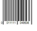 Barcode Image for UPC code 0011111049536. Product Name: Unilever Dove Melanin Radiance Body Wash 5% Pro-Ceramide Serum with Nourishing Oil Blend All Skin Type  18.5 oz