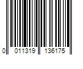 Barcode Image for UPC code 0011319136175. Product Name: Stansport Ozark Trail Single Burner Backpacking Propane Stove Model 201-900