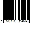 Barcode Image for UPC code 0011319734814. Product Name: Stansport Folding Stadium Seat with Arms - Green