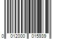 Barcode Image for UPC code 0012000015939