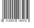 Barcode Image for UPC code 0012000183072. Product Name: Pepsi 10-Pack 7.5 oz Zero Sugar Mini Cans