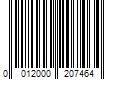 Barcode Image for UPC code 0012000207464
