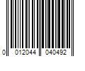 Barcode Image for UPC code 0012044040492. Product Name: Old Spice Swagger 2-In-1 Shampoo And Conditioner