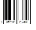 Barcode Image for UPC code 0012505284403. Product Name: Electrolux Ergorapido White 18 Volt Cordless Stick Vacuum (Convertible To Handheld) | EHVS2510AW