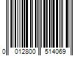 Barcode Image for UPC code 0012800514069. Product Name: Energizer Holdings Inc. Rayovac Mini LED Flashlight with Glow in the Dark Rubber Grip  3 AAA Batteries Included