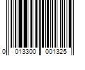 Barcode Image for UPC code 0013300001325