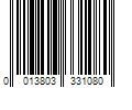 Barcode Image for UPC code 0013803331080. Product Name: New Canon PIXMA G3202 Wireless MegaTank All-In-One Printer - Print/Copy/Scan