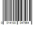 Barcode Image for UPC code 0014100047964. Product Name: Pepperidge Farm  Inc Pepperidge Farm Milano Cookies  Dark Chocolate  30 Packs  2 Cookies per Pack