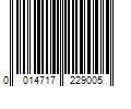 Barcode Image for UPC code 0014717229005