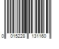 Barcode Image for UPC code 0015228131160. Product Name: Visual Pak Aphogee Style and Wrap Mousse  8.5 oz