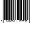 Barcode Image for UPC code 0016000170797. Product Name: GENERAL MILLS SALES INC. Nature Valley Wafer Bars  Pretzel Peanut Butter  5 Bars  6.5 OZ