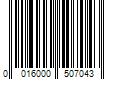 Barcode Image for UPC code 0016000507043