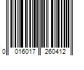 Barcode Image for UPC code 0016017260412. Product Name: Tramontina USA Inc. 12  Tramontina Machete
