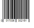 Barcode Image for UPC code 0017036002151