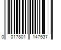 Barcode Image for UPC code 0017801147537. Product Name: Feit Electric 9W (60W Equivalent) Daylight Bug Zapper General Purpose LED Light Bulb  Med. E26 Base
