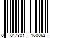 Barcode Image for UPC code 0017801160062. Product Name: EcoSmart 60-Watt Equivalent A19 Dimmable White Filament CEC Clear Glass E26 Medium Base LED Light Bulb, Daylight 5000K (2-Pack)