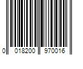 Barcode Image for UPC code 0018200970016