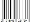 Barcode Image for UPC code 0019048221759