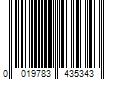 Barcode Image for UPC code 0019783435343