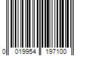 Barcode Image for UPC code 0019954197100. Product Name: D\ Addario &Co. Inc Artist Capo - Silver Finish