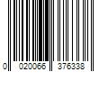 Barcode Image for UPC code 0020066376338. Product Name: Rust-Oleum 2X Ultra Cover Semi-gloss Black Spray Paint and Primer In One (NET WT 12-oz) | 327950