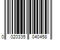Barcode Image for UPC code 0020335040458
