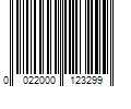 Barcode Image for UPC code 0022000123299