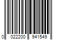 Barcode Image for UPC code 0022200941549