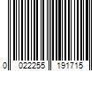 Barcode Image for UPC code 0022255191715