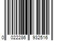 Barcode Image for UPC code 0022286932516