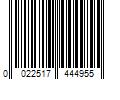 Barcode Image for UPC code 0022517444955. Product Name: Catit Creamy Mega Mix Squeezable cat treats  1080g  72 15g Tubes